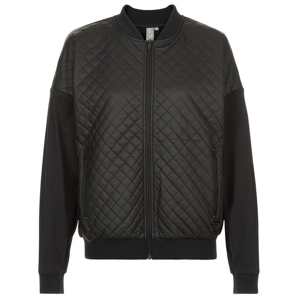 Sweaty Betty Sublime quilted bomber jacket M black